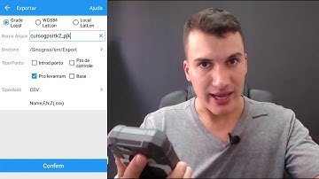 GNSS RTK Exportando arquivos TXT e CSV | Survey Master