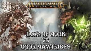 #53 - Rapport de bataille Age of Sigmar - Jaws of Mork vs Ogor Mawtribes