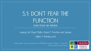 5.1 Intro to Functions (Part 1 of 3)