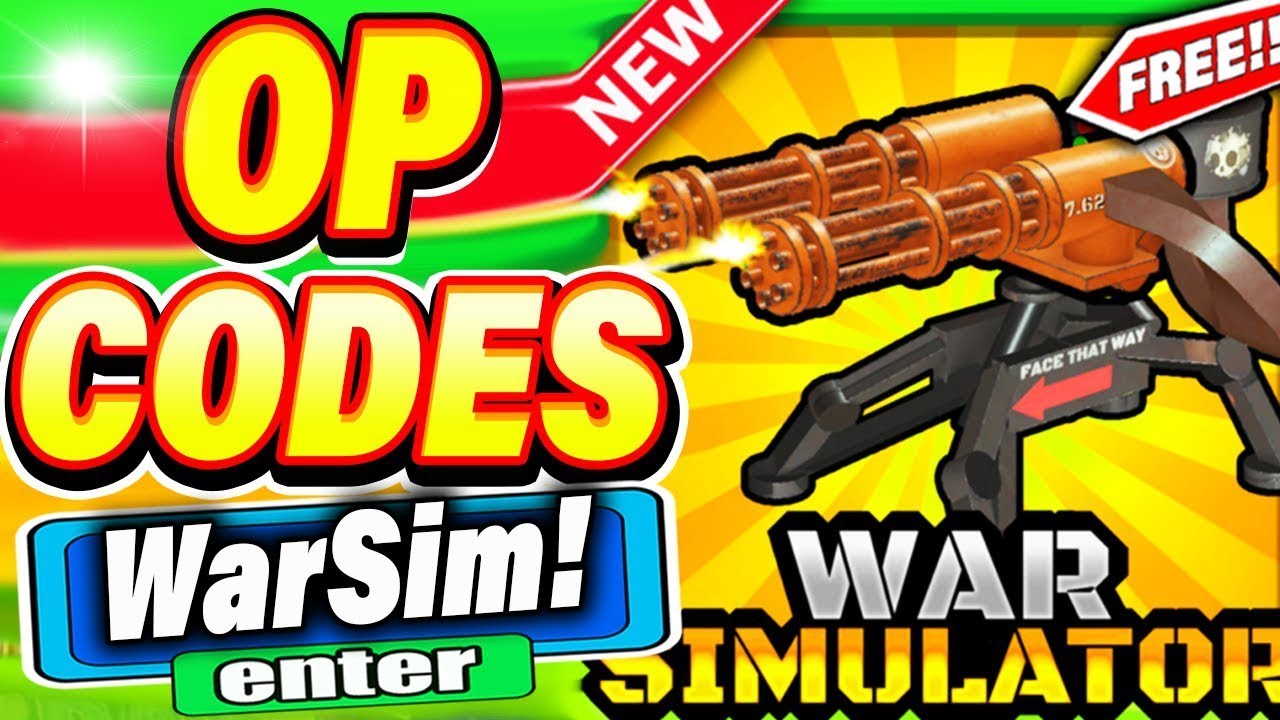 NEW* ALL WORKING CODES FOR WAR SIMULATOR 2022! ROBLOX WAR