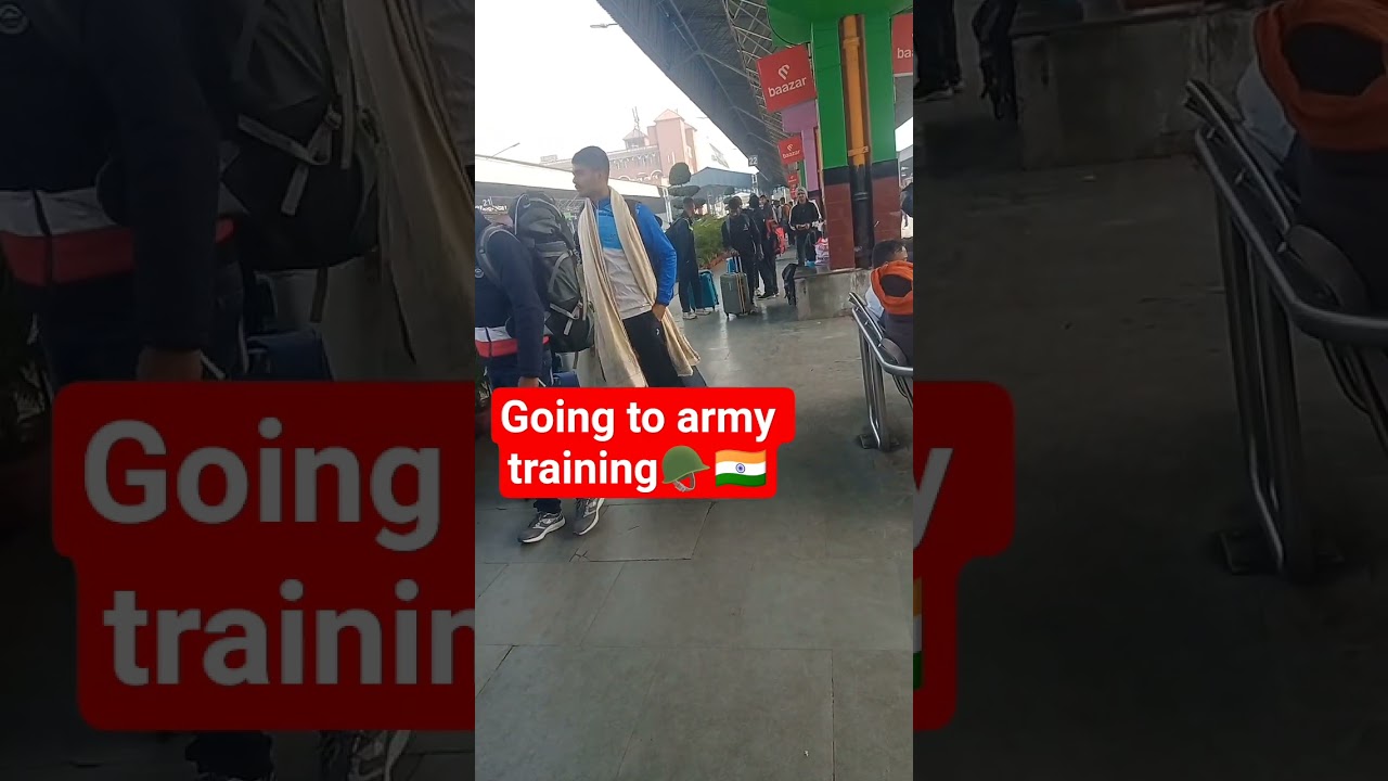 Going to army training 