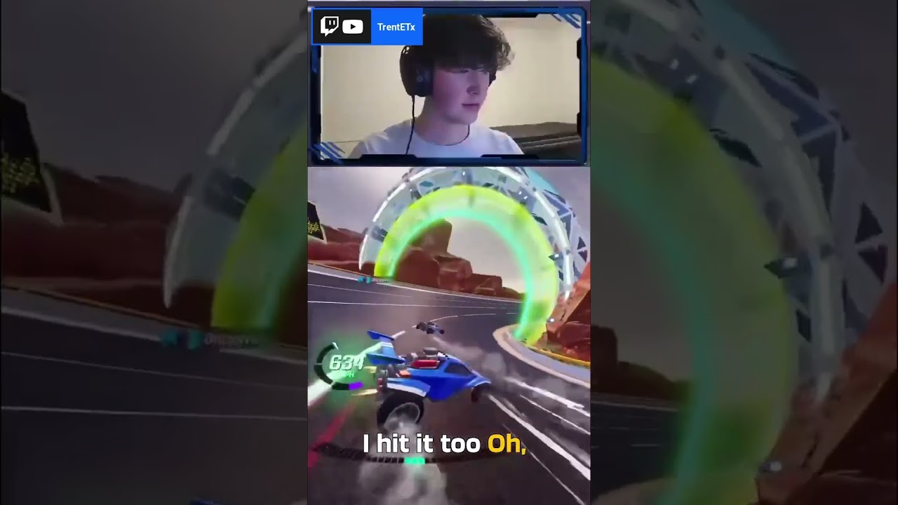 YouTube thumbnail: Thoughts on Rocket Racing?🏎️ #shorts