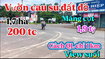 (Đã bán)Vườn cs kèm măng cụt đất đỏ 1,7 ha cách Q L chỉ 1 kn . Cách trường chợ chỉ 2 km  