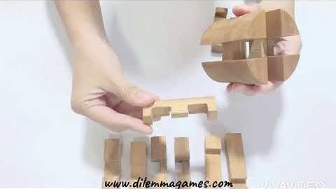 THE ROUND DIAMOND, an interlocking brain teaser by DILEMMA GAMES