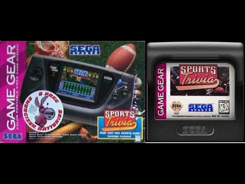 Sports Trivia (Sega Game Gear) - Game Play - YouTube