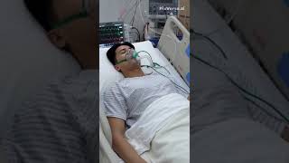 he had hard breathing and still unconsious after surgery #sick #ai #sickman