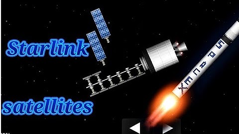 Starlink satellite launch  in Spaceflight simulator