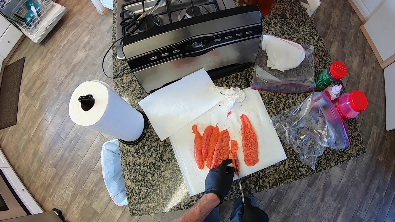 How to cure eggs for Salmon Fishing YouTube