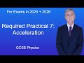 Acceleration and Force Practical Quiz