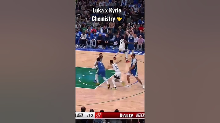 Luka and Kyrie have that Chemistry already 🤝#shorts