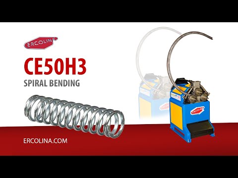Ercolina Machine: CE50H3 Ring Roller Machine Spiral bending