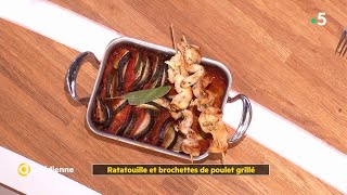 La dégustation de la ratatouille