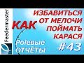 Как избавиться от мелкой рыбы и поймать карася