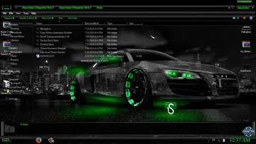 RAZER GREEN Windows 7 theme