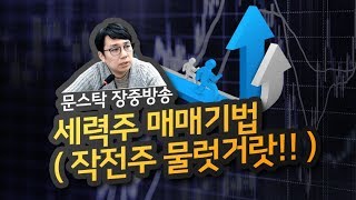 세력주 매매기법( 작전주 물럿거랏!! )