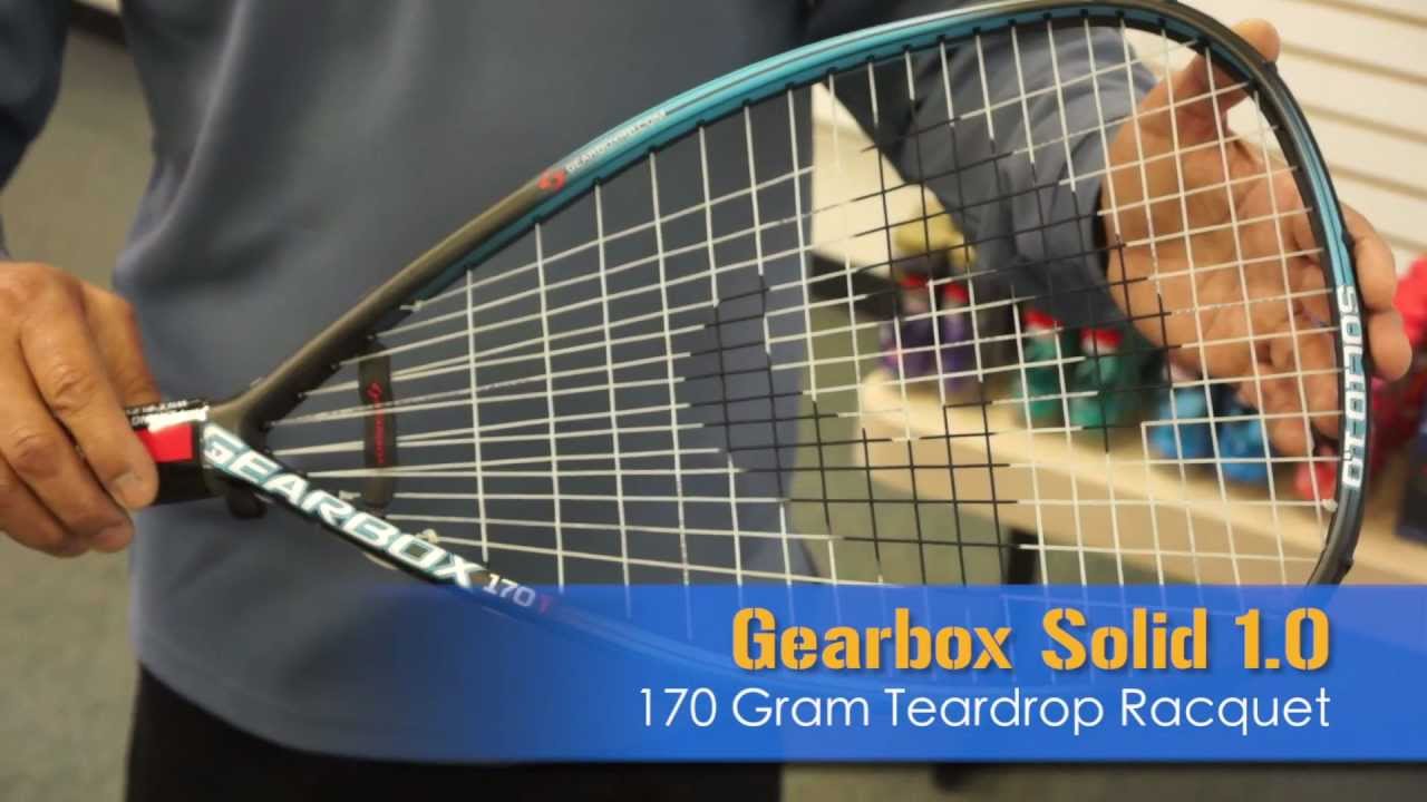 Gearbox GB250 Racquetball Racquet 170G 3 5/8 Grip 