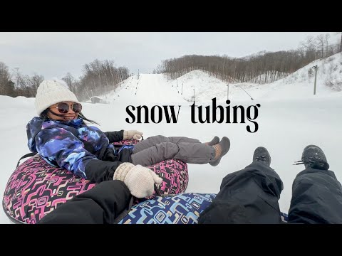 Toronto vlog: snow tubing for the first time!