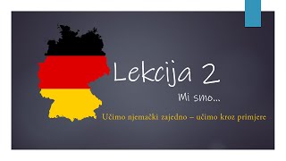 A1 Lekcija 2 - Mi Smo