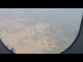 Pune sky line view from air plane.