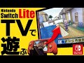 【おバカ企画】Nintendo Switch LiteをTVに映して遊んでみる!検証