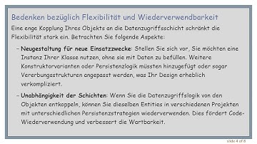 Ist es in Ordnung, einen Datenbank-Initialisierungsaufruf im Konstruktor einer C# -Klasse zu platzi