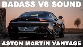 ASTON MARTIN VANTAGE V8 Sound | COLD START | Sport - Sport Plus & Track Mode | BADASS LOUD!