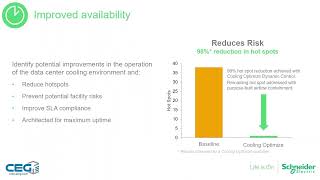 Details Improve Data Center Availability with Cooling Optimize and CEG News