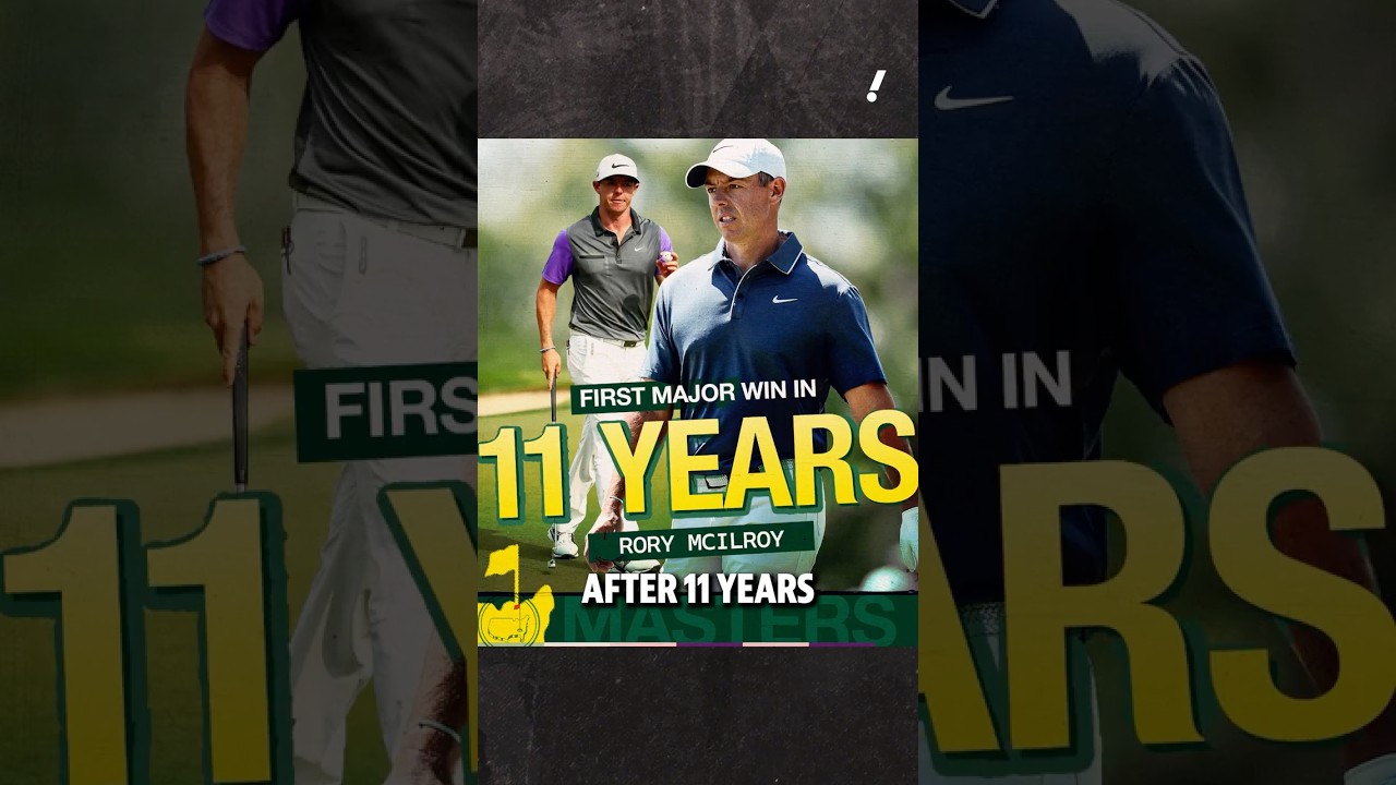 Rory Mcllroy made history at the Masters 🏆