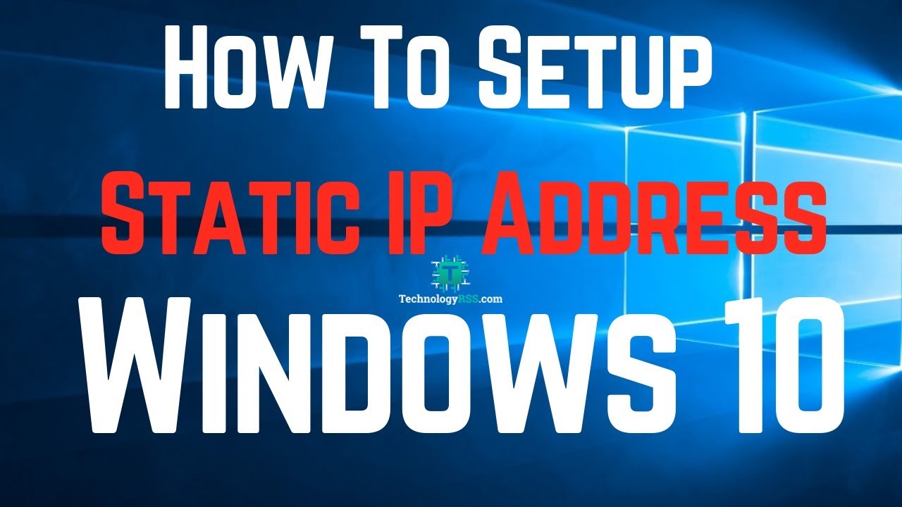 how to set ip static in windows 10