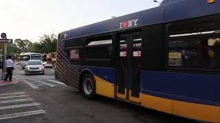 MTA Bus #5394 on the Q111 Limited to Rosedale F. Lewis Bl with "RUSH" signage