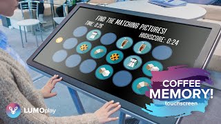 Coffee Memory Game | retail interactive touchscreen experience from LUMOplay screenshot 5