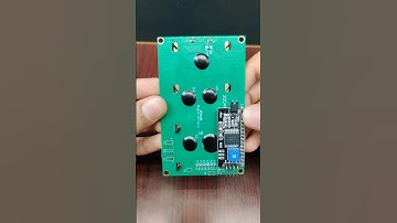 I2C with LCD Display #experiment #arduinoproject #eazytronic