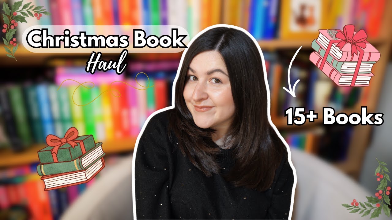 Christmas Book Haul (15+ Books) 🎁✨ My family enabled my book addiction 📚