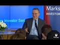 The Howard Marks Investor Series at The Wharton School: A Conversation with Howard Marks