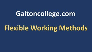 Flexible Working Methods