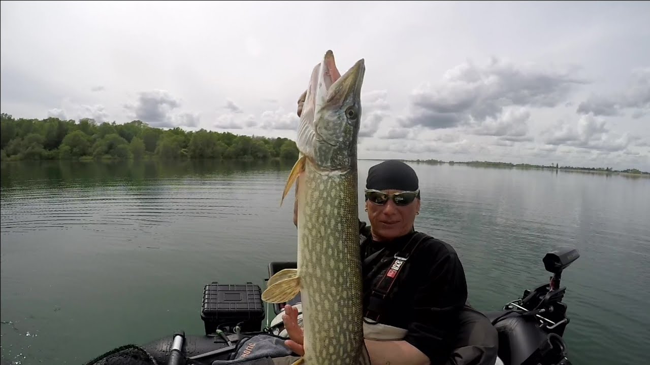 pêche du brochet lac du der YouTube