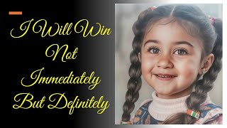 I will win not immediately but definitely : A Motivational Hip-Hop Journey
