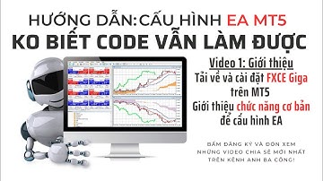 Hướng dẫn làm EA MT5 cho người không biết code từ A tới Z( giới thiệu)
