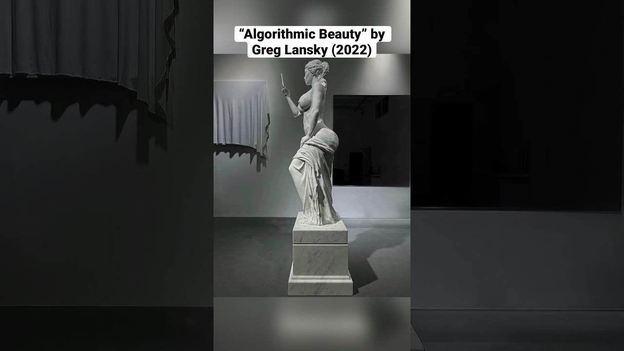 Algorithmic beauty statue