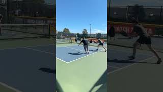 Doubles pickleball is all about communication, teamwork, and trusting your partner when every point
