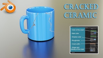 How to Procedural Cracked Ceramic Material in Blender - 202