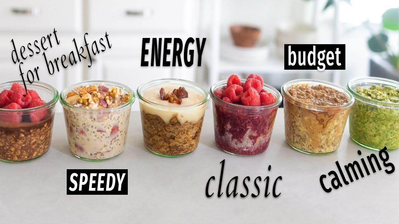 Easy Overnight Oats (6 Amazing Flavors) - Downshiftology