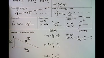 MCR3U1 - 5.1 - Trigonometric Ratios - Part 1