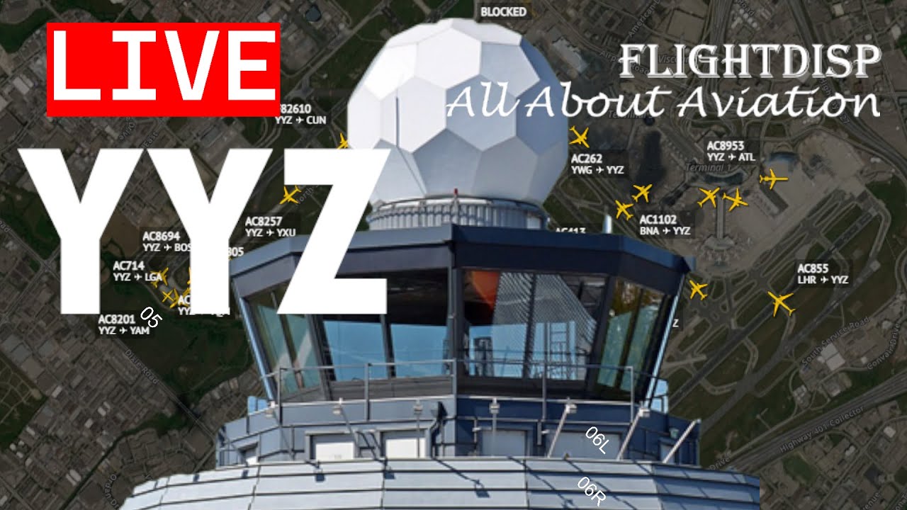 🔴 Live ATC Feed:  Toronto Pearson International Airport Action! | ATC Tower 02.04.2025