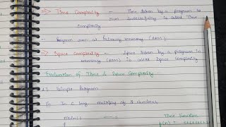 Lec 2 || Time Complexity and Space Complexity | Analysis & Design of Algorithm | Book_&_talks 