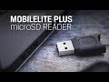 Usb 32 gen 1 microsd card reader  mobilelite plus microsd reader  kingston technology
