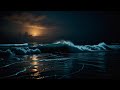All Night Long Ocean Waves – Gentle Deep Sleep Therapy for Emotional Healing and Calm