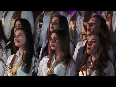 المحبة ترانيم الميلاد من جوقة الملاك ميخائيل الصباحية في حلب 2022