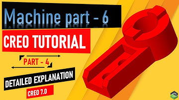 How to create " LEVER HUB " in Creo parametric, Full tutorial video.