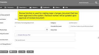 How to Revise Document at NIIX ISO DMS
